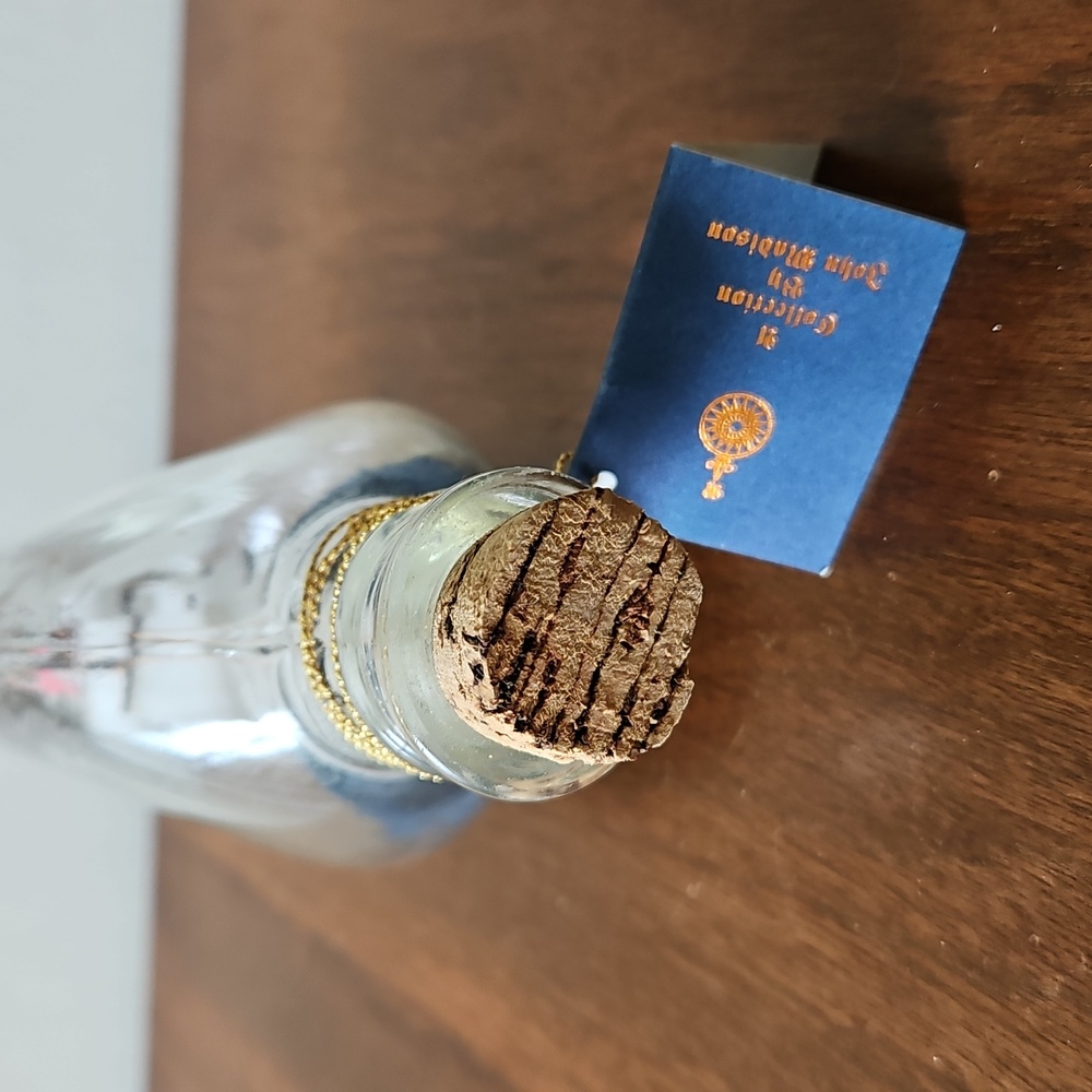 Vintage John Madison Three Mast Ship In A Bottle - Picture 4 of 12